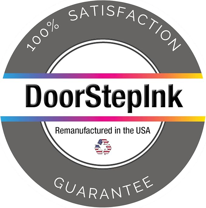 DoorStepInk Remanufactured in The USA Ink Cartridge Replacements for HP 45 51645 51645A Black for HP Printer Color Copier 110, 120, 140, 145, 150, 155, 160, 170