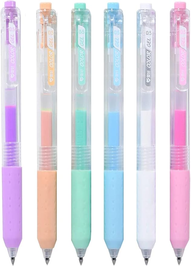 Yogurt color Journal Planner Pens Colorful 0.5mm Markers Fine Tip Drawing Pens Porous Fineliner Pen for Bullet Journaling Writing Note Taking Coloring Art Office School Supplies (6 yogurt color)
