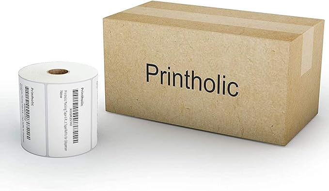 24 Rolls 2" x 1" Direct Thermal Labels for Barcodes Postage Address Shipping Labels Compatible with Rollo & Zebra Desktop Printers Adhesive - 1300 Labels/Roll