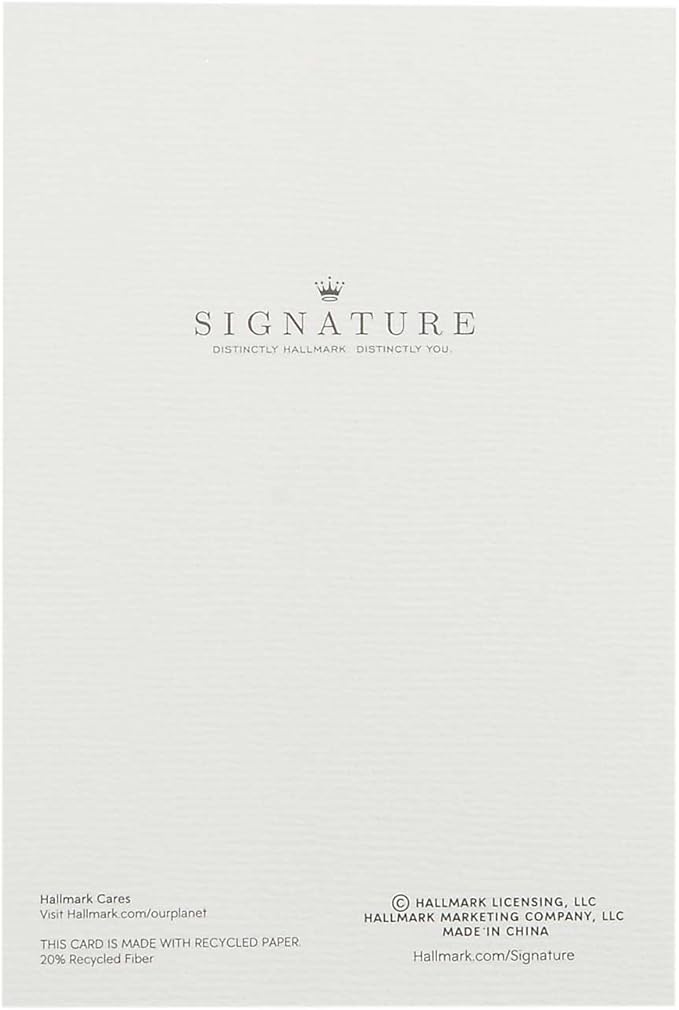 Hallmark Signature Love Card (Time Flies)