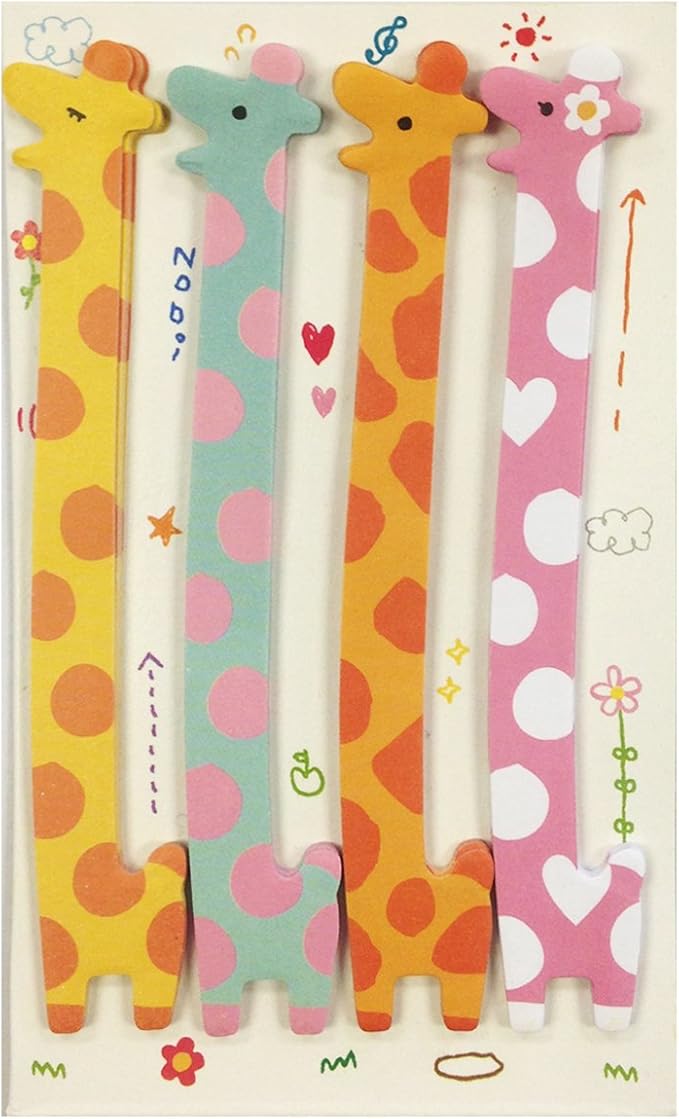 Wrapables Giraffe Bookmark Flag Index Tab Sticky Notes