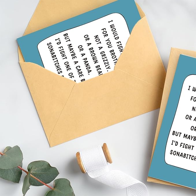 Brother Birthday Card | Birthday Card for Brother | Birthday Card Brother | from Sister | Happy Birthday Brother Card | Funny