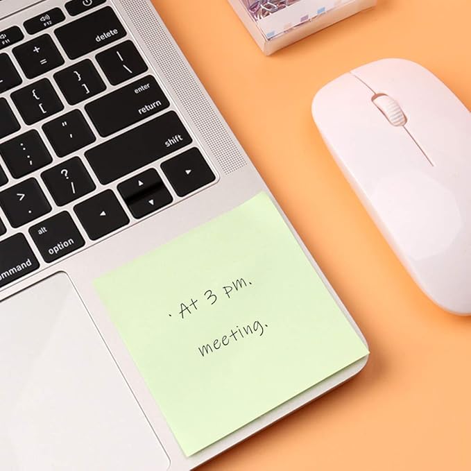 8 Pads Pop Up Sticky Notes 3x3 Refills Pastel Colors Self-Stick Notes Pads Super Adhesive Sticky Notes Great Value Pack