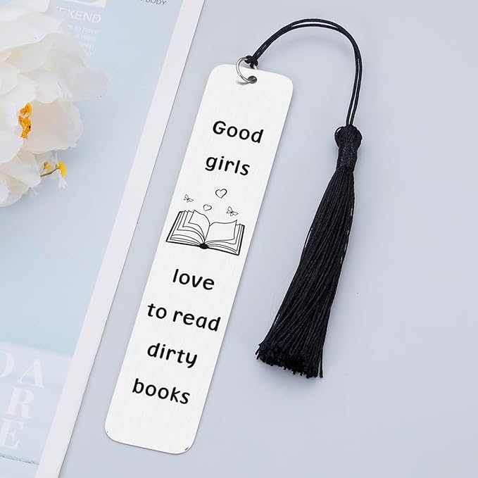 Funny Adult Gag Gifts for Women Smut Bookmark Smutty Book Lovers Gifts Christmas Smut Xmas Gifts for Women Funny White Elephant Gifts for Adult Smutty Book Merch Funny Stocking Stuffers for Women