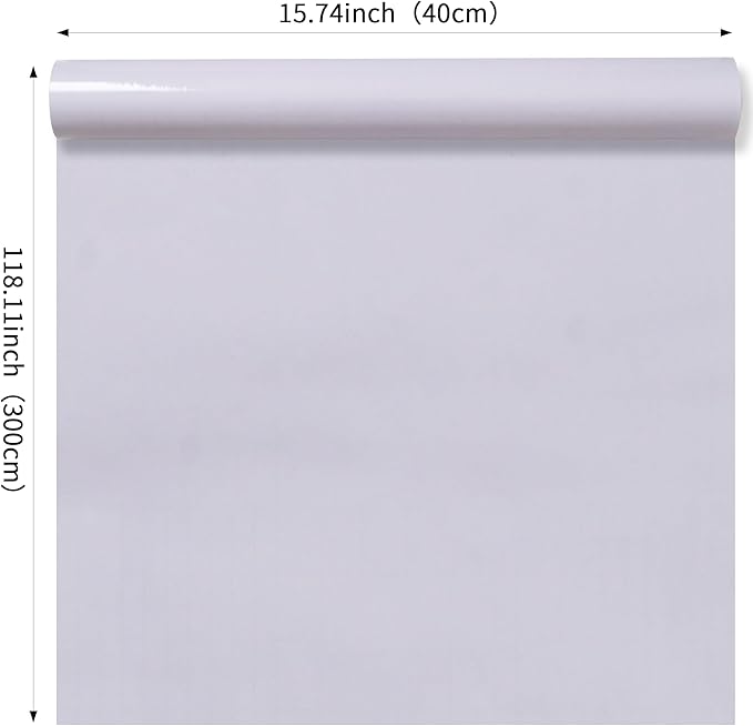 Clear Contact Paper, Plastic Wall Protector Sheet, Clear Contact Paper Peel and Stick, Self Adhesive Removable Desk Cover Protector (Clear 15.7 x 118 in)