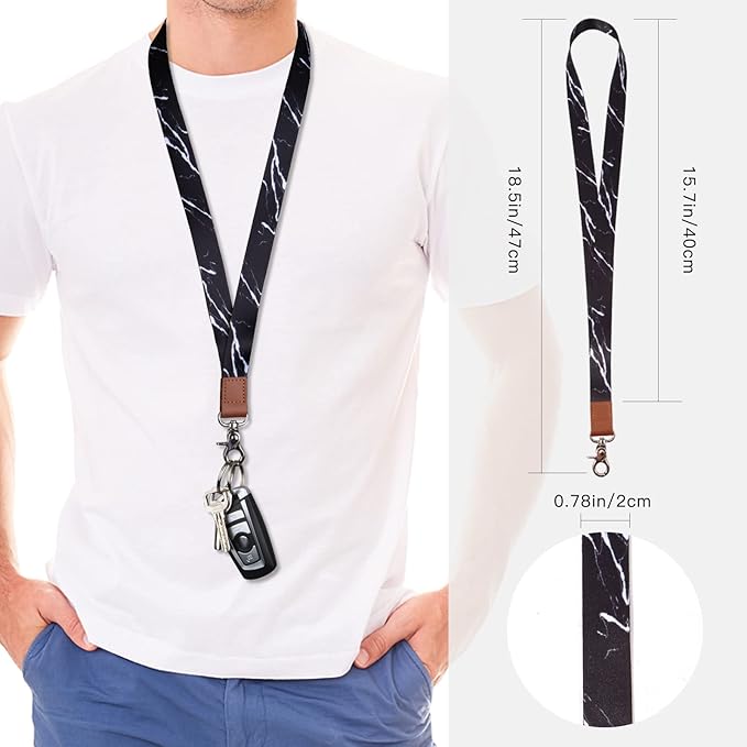 XCHIN Lanyards for Keys, Keychain Long Lanyard for Women Men, Cute Neck Lanyard for ID Badges Wallet
