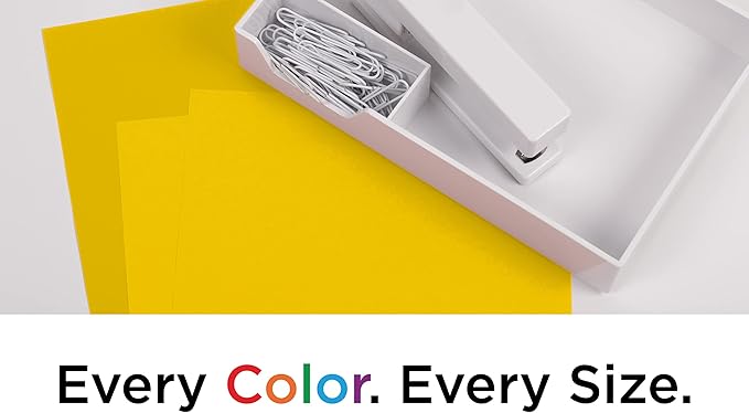 JAM PAPER Colored 24lb Paper - 90 gsm - 8.5 x 11 - Yellow Recycled - 500 Sheets/Ream