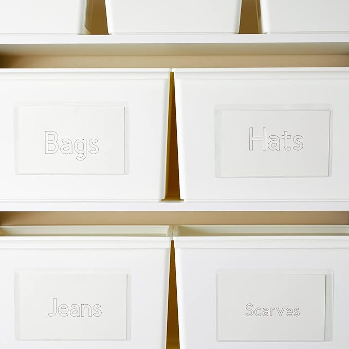 Juvale 30 Pieces Clear Adhesive Pockets for Planners and Binders, Peel and Stick Index Card and Photo Pockets, Office Notebook Folder Sleeves (4 Sizes)