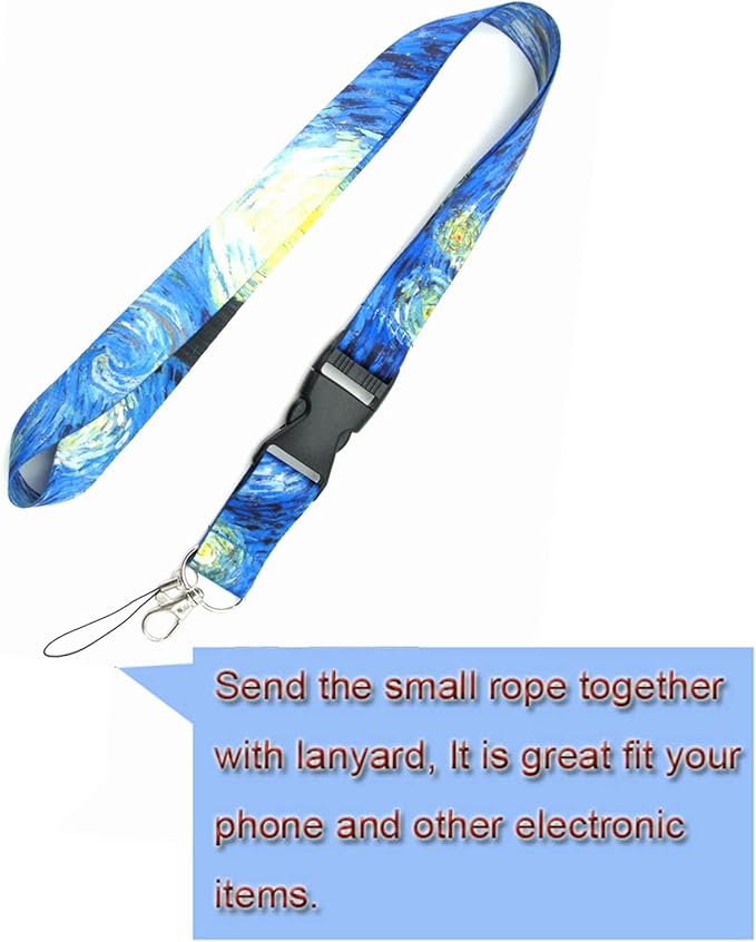 3Pack Detachable Lanyard with ID Badge Card Holder Silky Keychain Lanyards Keys Neck Strap with Metal Lobster Clip Clasp and Charm Hard Card Case for Women Men Adults (3)