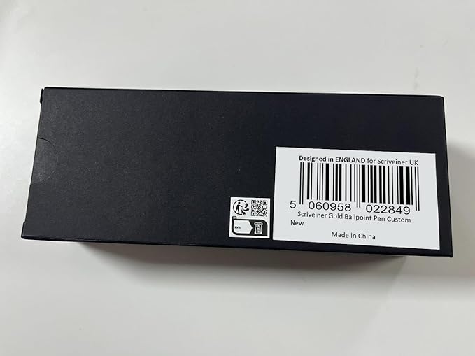 Scriveiner Personalized Gold Ballpoint Pen - Stunning Luxury Pen with 24K Gold Finish, Schmidt Ink Refill, Best Engraved Ball Point Gift Set for Men & Women, Custom Name Engraving