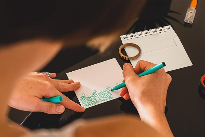 ValBox A1 Invitation Envelopes 100 Qty - 3.5 x 5" White Envelopes Self Seal for Invitations, Wedding, Baby Shower, Small Gift Cards, Thank You Notes, RSVP - 5.125 x 3.625 Inches