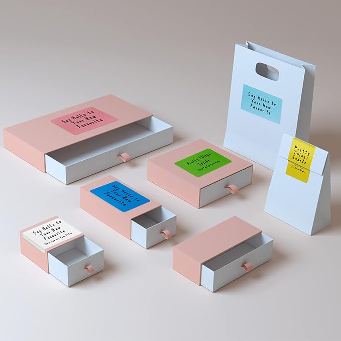 HYBSK 3x2 inch Direct Thermal Label Paper for Barcodes, Address, Compatible with Rollo Label Printer & Zebra Desktop Printers (3"x2",White)