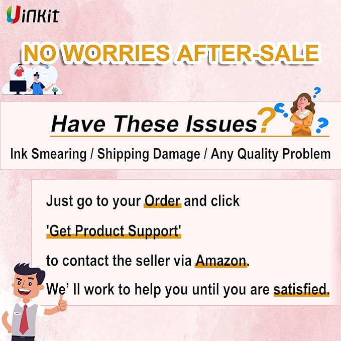 Uinkit 105 Sheets Premium Printable Vinyl Sticker Paper for Inkjet Printer Cricut,included 100Sheets Glossy and 5Sheets Transparent Label Waterproof Adhesive Dries Quickly Tear-Resistant, Removable