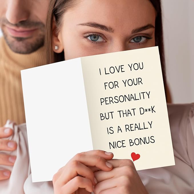 Mens Valentines Gifts, Funny Valentines Day Card for Him, Romantic Valentine's Day Card Gifts for Boyfriend Fiance, Special Anniversary Card Gifts for Men, Birthday Gifts for Husband