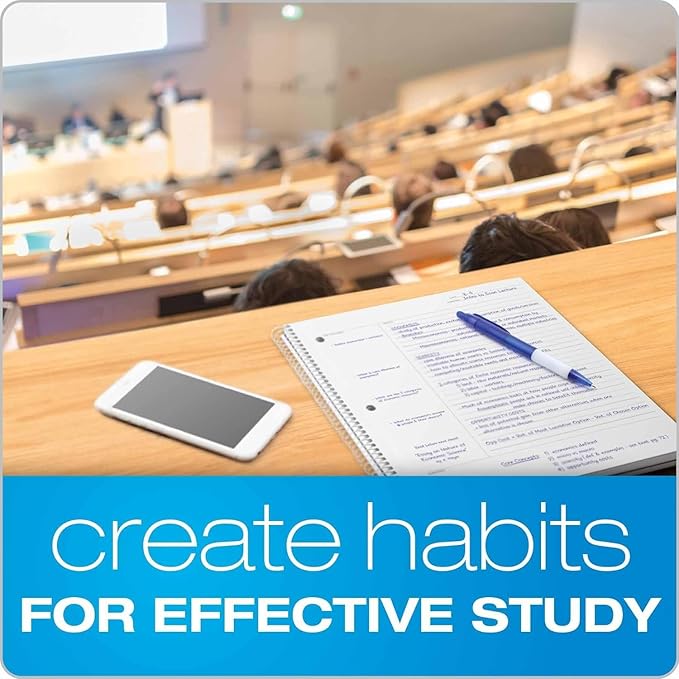 Tops Oxford Focusnotes Legal Pad - Cornell Notepad for Note Taking - 8-1/2" X 11-3/4"- Pack of 3 Notepads For Work - 50 Sheets