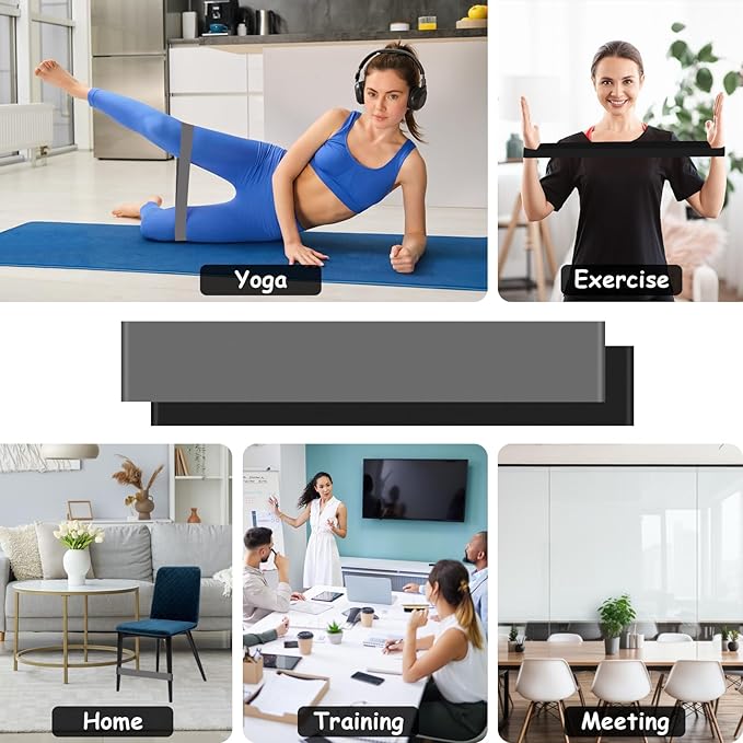 20 Pack Chair Bands for Kids with Fidgety Feet, ADHD Tools for Kids, ROOKEA Sensory Room Must Haves for Adhd Kids Fidget Chair Bands Autism Classroom Must Haves ADHD Tools for Classroom Home Chairs