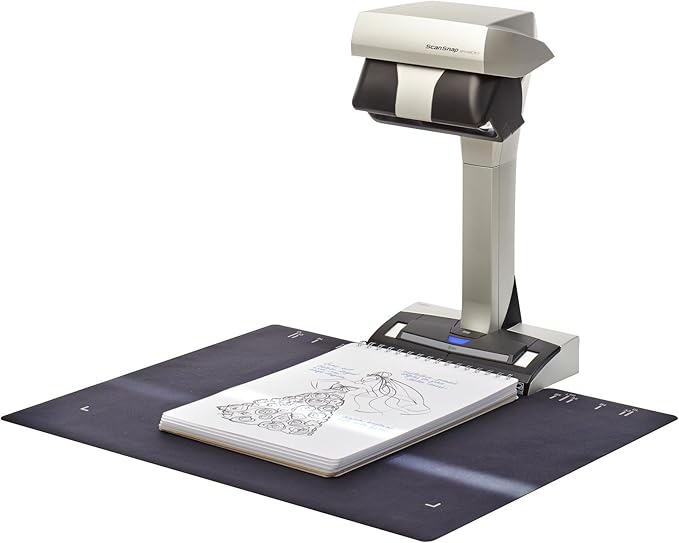 ScanSnap SV600 Overhead Book and Document Scanner, Black