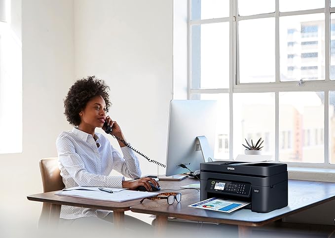 Epson Workforce WF-2850 Wireless All-in-One Printer with Scan, Copy, Fax