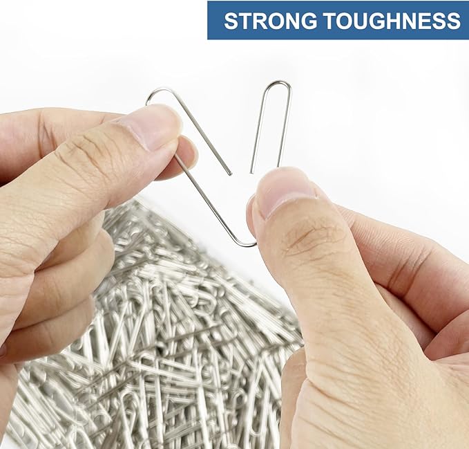 Jumbo Paper Clips, 240pcs 2 Inch Large Silver Paper Clip, Big PaperClips for Paperwork Office School and Personal Use