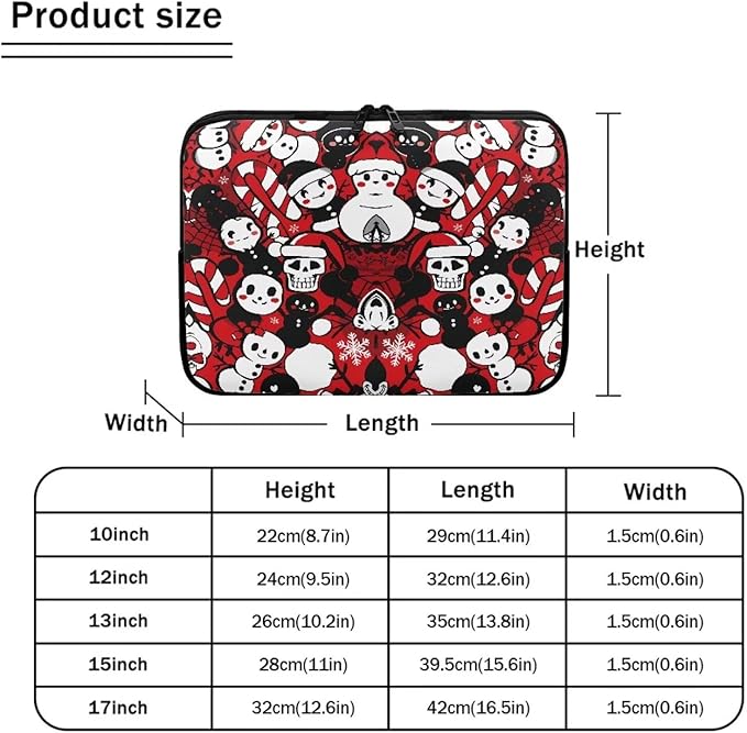 Christmas Snowman Printed Computer Bags for Laptops, Water Resistant 15 Inch Laptop Bag Laptop Briefcase Travel Case for Women Men Teens, Compatible with Most Laptops