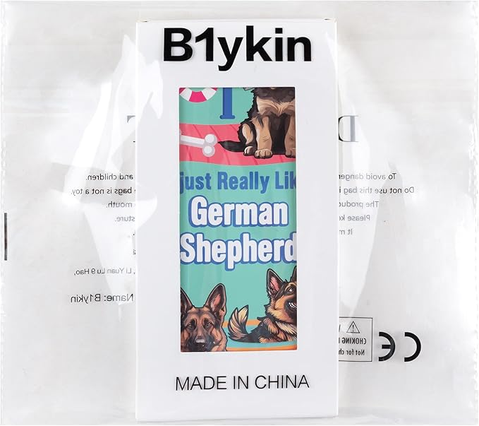 B1ykin Sticky Notes Set - Cartoon Theme Cute Self-Stick Notes Pad Teacher Appreciation Gifts, Self-Adhesive Writing Memo Pages Sticky to Do Notepad for Kids Employee School Office (German Shepherd)