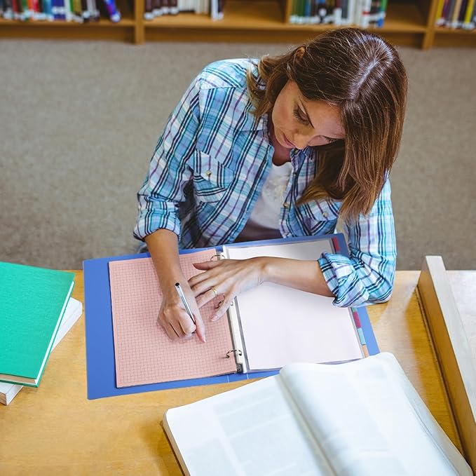 ReliThick 12 Set of 96 Pack Clear Binder Sheet Protectors with 8 Tabs Sturdy Binder Sheet Protectors for 3 Ring Plastic Page Insertable Index Divider, 8.5 x 11 Inch