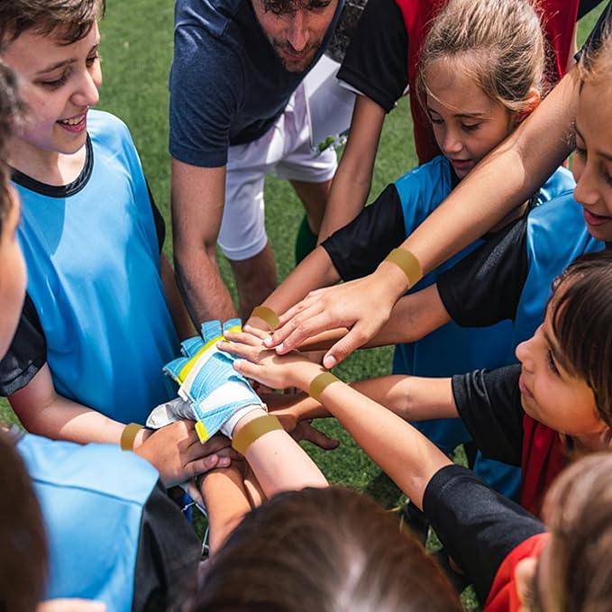 REHALY 1400 Pcs Wristbands for Events Paper Wristbands Waterproof Paper Bracelets Neon Wrist Bands Colored Wristbands Adhesive Hand Bands Armbands for Concerts(Gold)