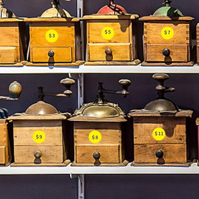 Dot Stickers,Pack of 2400 Round Color Coding Circle Dots Stickers Labels (3/4",Yellow)