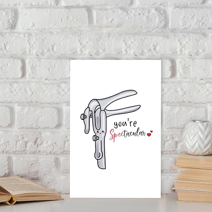 Funny You're Spectacular Card, Lovely Thank You Card for OB GYN Family Doctor Midwife, Unique Thank You Gifts for Doctor Nurse, Cute Medical Card