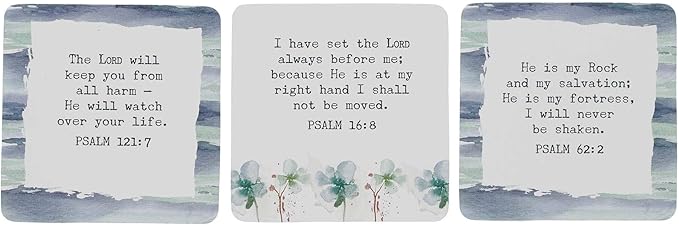 Christian Art Gifts Scripture Prayer Cards In Tin | Grace Notes For Today – 50 Double Sided Cards | Bible Verse Encouraging Gift for Women