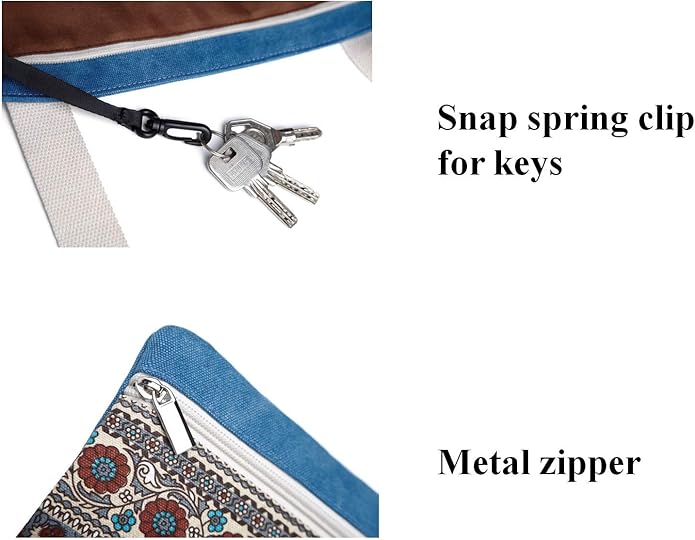 Wxnow Canvas Tote Bag for Women Top Handle Satchel Handbags Shoulder Bag Purse