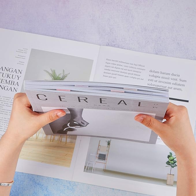 Chinco 10 Pieces Magnetic Bookmarks Magnet Page Markers Assorted Book Markers Set for Students Reading Gifts for Christmas(Tortoiseshell Leaf)