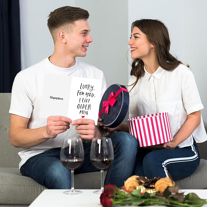 Funny Birthday Cards for Men, Naughty Birthday Card for Him, Humorous Older Men Birthday Cards for Boyfriend, Husband, Fiance