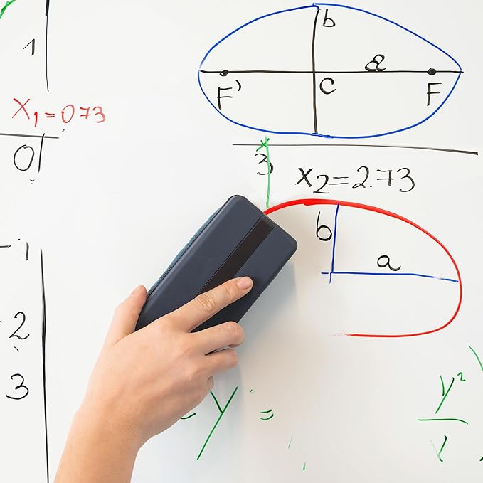 Artellius 120 Bulk Pack of Dry Erase Markers (12 ASSORTED COLORS W/ 21 EXTRA BLACK) - Thick Barrel - Perfect Pens For Writing on Whiteboards, Dry-Erase Boards, Mirrors, & All White Board Surfaces