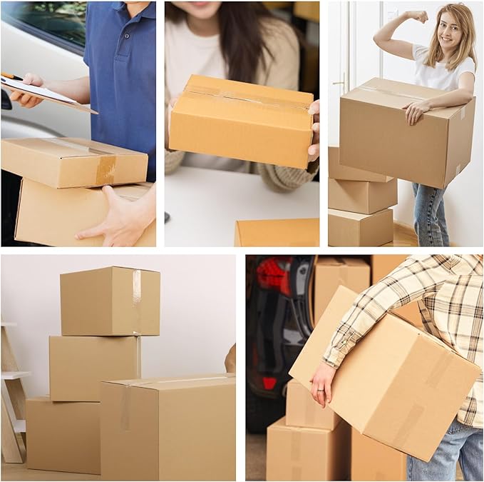 Swihauk 1.88 in x 66.6 YDs Heavy Duty Packing Tape with Dispenser, Strong & Durable Shipping Tape, Packaging Tape, Clear Package Tape for Shipping Moving Storage and Mailing, 2 Roll + 2 Dispenser