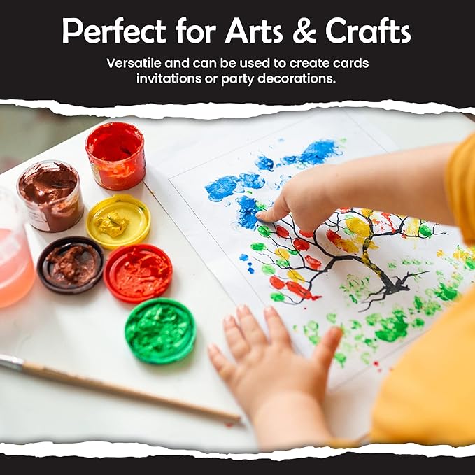 SANZIX 120 Sheets White Cardstock 5" x 7" - 80 Lbs/220 GSM, Laser & Inkjet Printer Compatible Invitation Paper | 5x7 Cardstock Paper for Printing | Invitation cards, Postcards, Note Cards