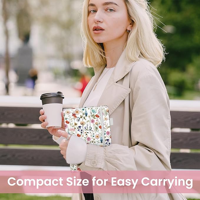 Bullet Dotted Journal Notebook for Women & Men, Hardcover Leather Journal for Writing, A5 Bullet Journaling Notebook for Work & Sketching, Perfect for Office School Home Supplies, 160 Pages, Garden