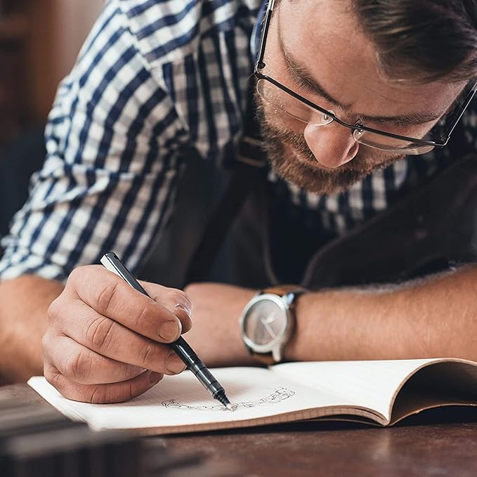 Pilot, Precise V5, Capped Liquid Ink Rolling Ball Pens, Extra Fine Point 0.5 mm, Black, Pack of 14