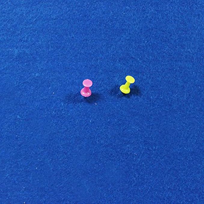 VIZ-PRO Notice Board Felt Blue, 48 X 36 Inches, Silver Aluminium Frame