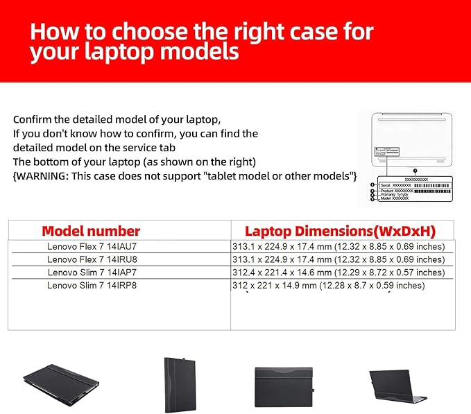 Laptop Case for Lenovo Flex 7 14IAU7 14IRU8 | Slim 7 14IAP7 14IRP8 |IdeaPad Flex 5 14IAU7|IdeaPad Flex 5i 14 2-in-1 Laptop Detachable Laptop Protective Cover Shell (Gray)
