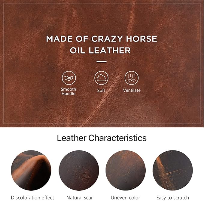 Top Grain Leather 16.2" Slim Laptop Zipper Folio Case Bag, Handmade & 2 Pockets, Compatible with MacBook Pro 16.2" A2485 M1 Max 15" Touch Bar A2141 A1707 Pro 16" Touch ID, Brown 16.2 Inch