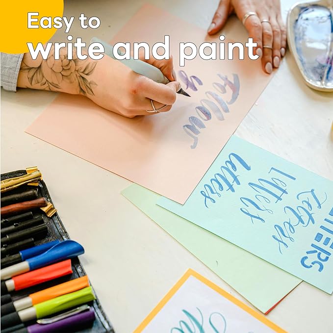 Colored Cardstock 8.5 x 11 Assorted, 100 Sheets Goefun 25 Colors Colored Copy Paper, 80lb Construction Paper Color Paper for Crafts & Scrapbooking