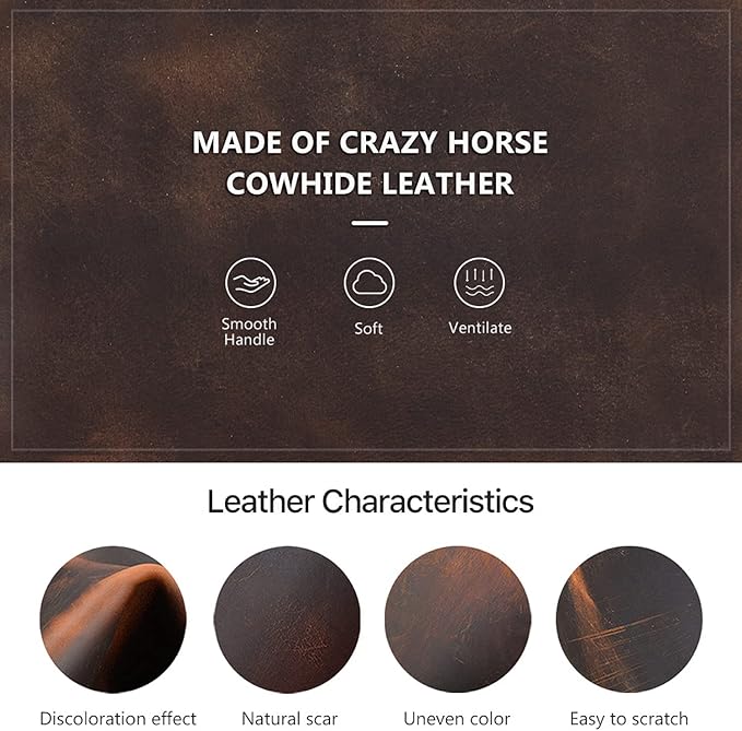 Top Grain Leather 14.2" Slim Laptop Zipper Folio Case, 2 Pockets Design, Compatible with MacBook Air 13" M2 A2681 M1 A2337 A2179 A1932/Pro 13" M2 M1 A2338 A2251 A2289 A2159, Coffee 14.2 Inch