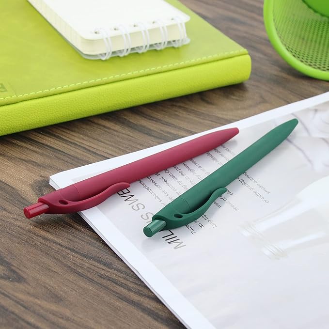 deegtran Pens Bulk, 200 Pack No Bleed Black Pens, Retractable Ballpoint Pens, Pens Medium Point, Smooth Ink Pens, 1.0MM Black Ink