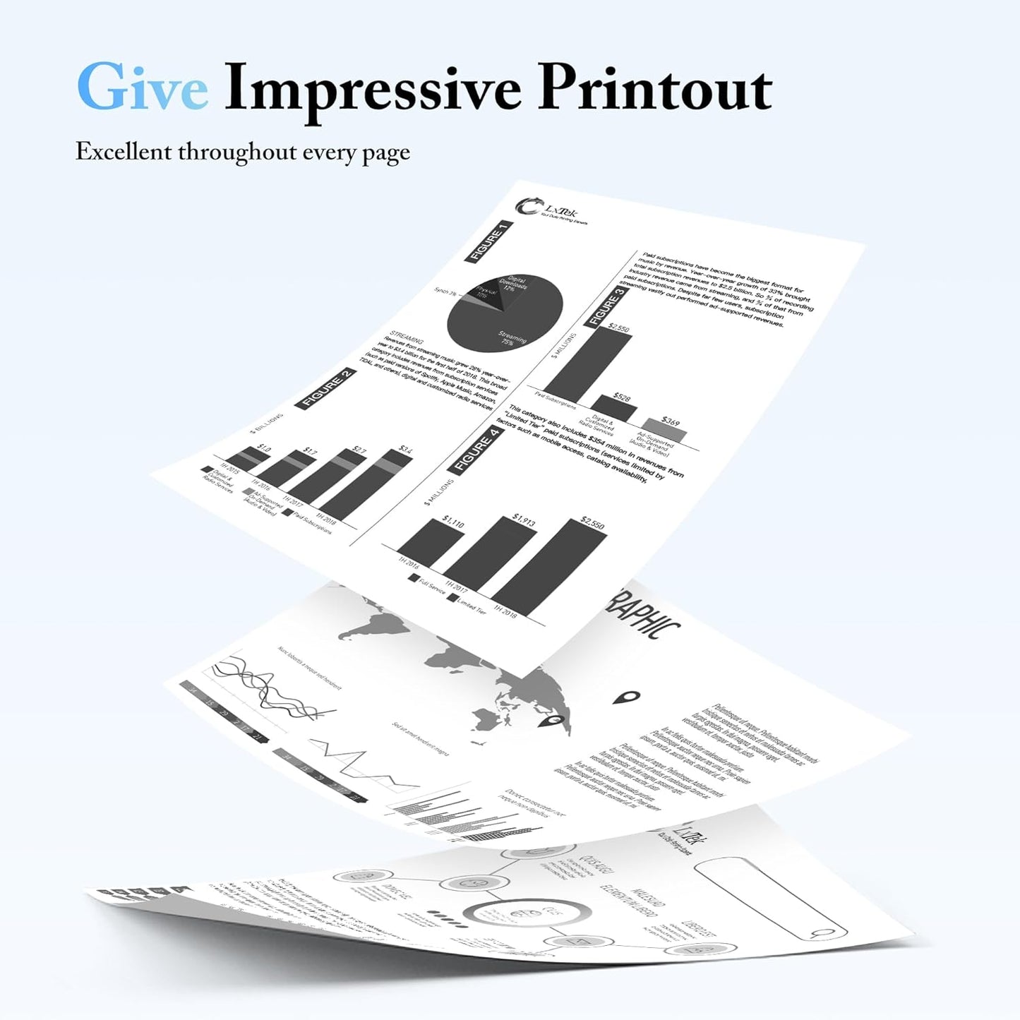 LxTek B210 Compatible Toner Cartridges for Xerox B205 B210 B215 for Xerox B215 B215DNI B205NI B210DNI B205MFP B215MFP 106r04346 106r04347 Toner (Black, 2-Pack)