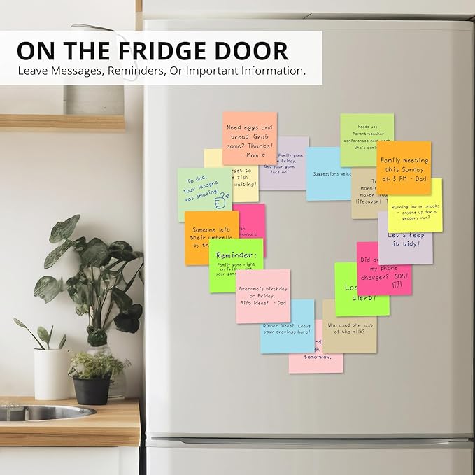 Sticky Notes, 12 Pads, 3x3 inches, Morandi Self-Stick Note Pads, Perfect for Office, Study, and Daily Life Organization - Morandi