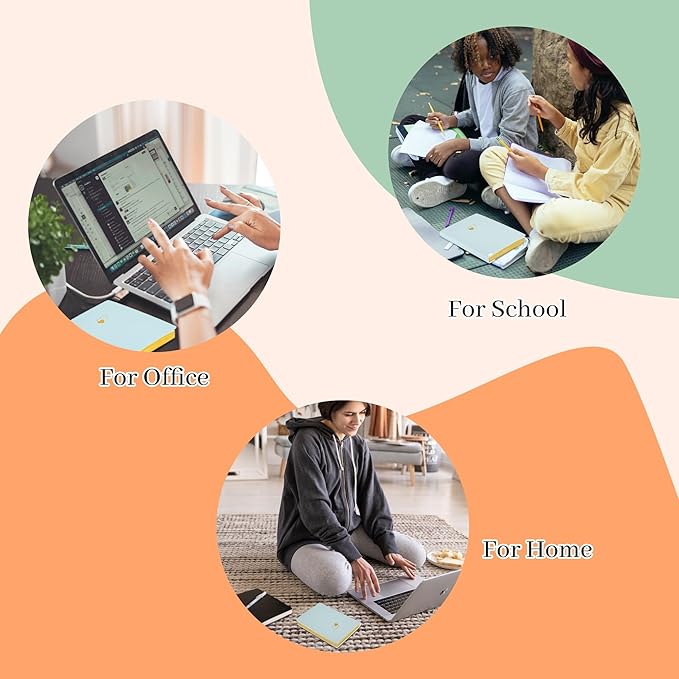 CAGIE Lined Journal Notebook for Women and Girls 256 Pages Cute Diary with Heart-Shaped Leather Journals for Writing A5 Soft Cover Notebooks for Work School (Fruit Green, A5)