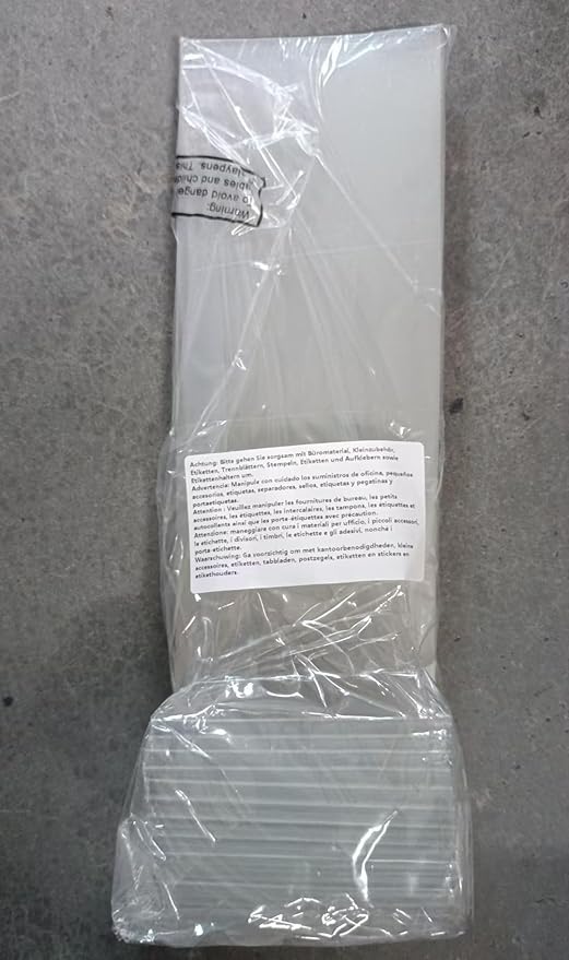 Containlol 15 Pieces Moveable Shelf Label Holders Clear Transparent Shelves Tags Index Card Pockets Library Markers Label Display Holder for Classroom Office Book(9.06 x 3.03 x 1.57 Inch)