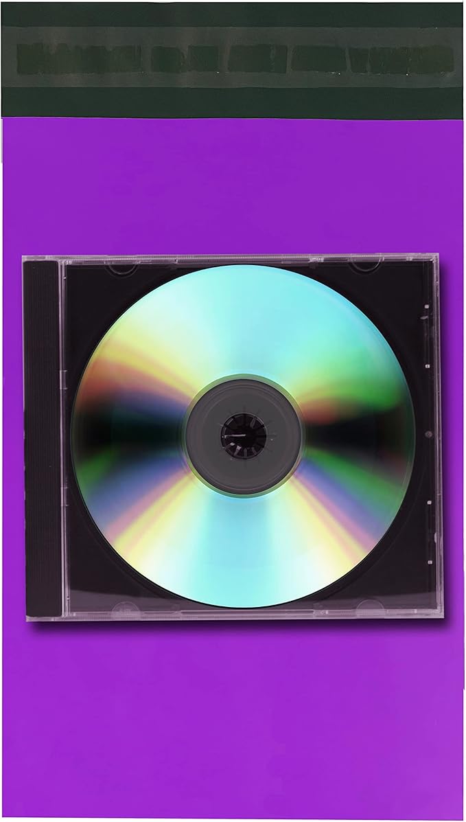 Colored Poly Mailers Pack of: Be creative with your packaging with Colored mailers (Purple, 6" x 9" pack of 1000)