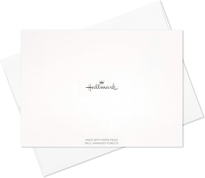 Hallmark Funeral Thank You Cards Assortment, Watercolor Flowers (50 Thank You for Your Sympathy Cards with Envelopes)